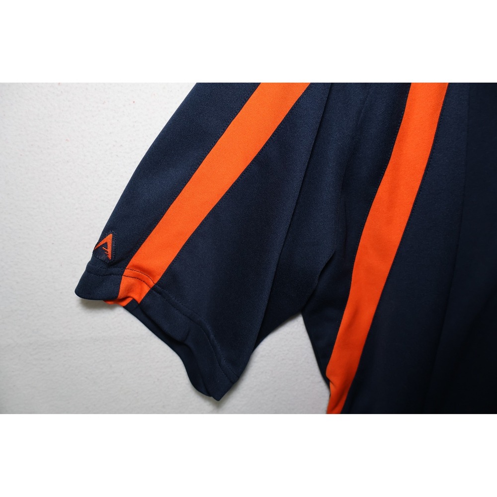 Antigua Denver Broncos‎ Mens Large Navy Blue Orange Performance Polo Shirt NFL - Picture 4 of 5